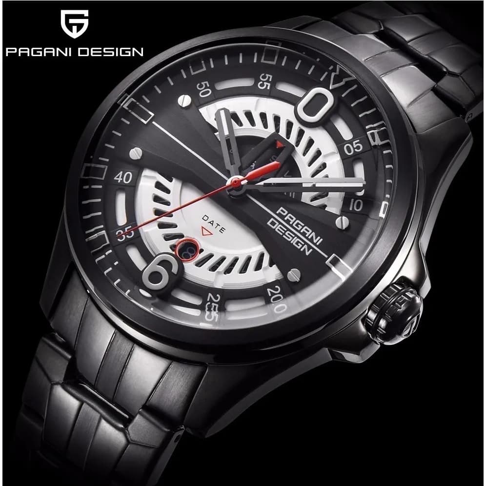 Relógio De Aço Inoxidável Sports Movimento Japan Al33e Pagani Design Pd-1626