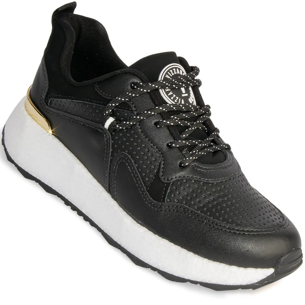 Tênis Vizzano Feminino Casual Confortável Original 1452-202 Preto