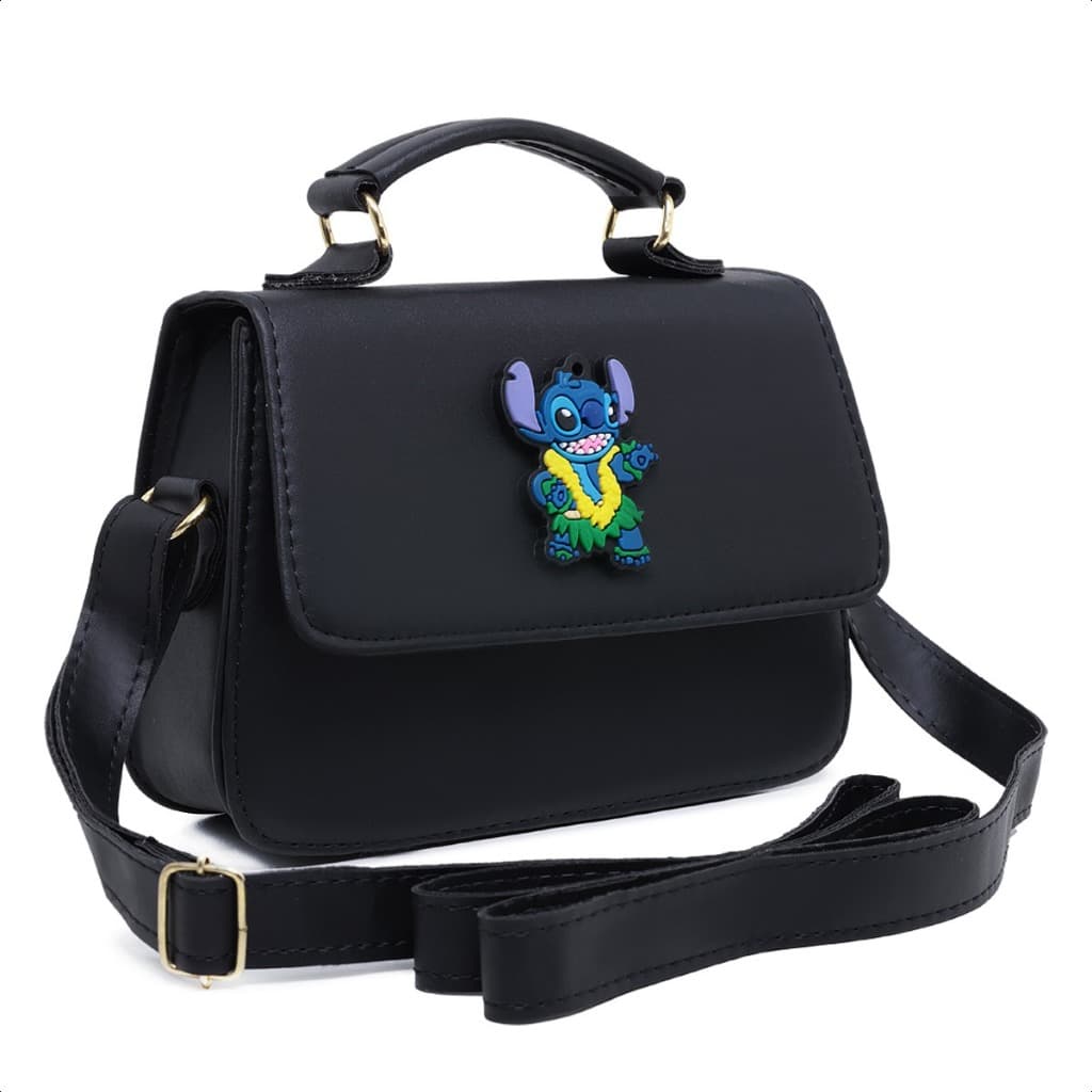 Bolsa Infantil Feminina de Ombro Transversal e Mão Luxo