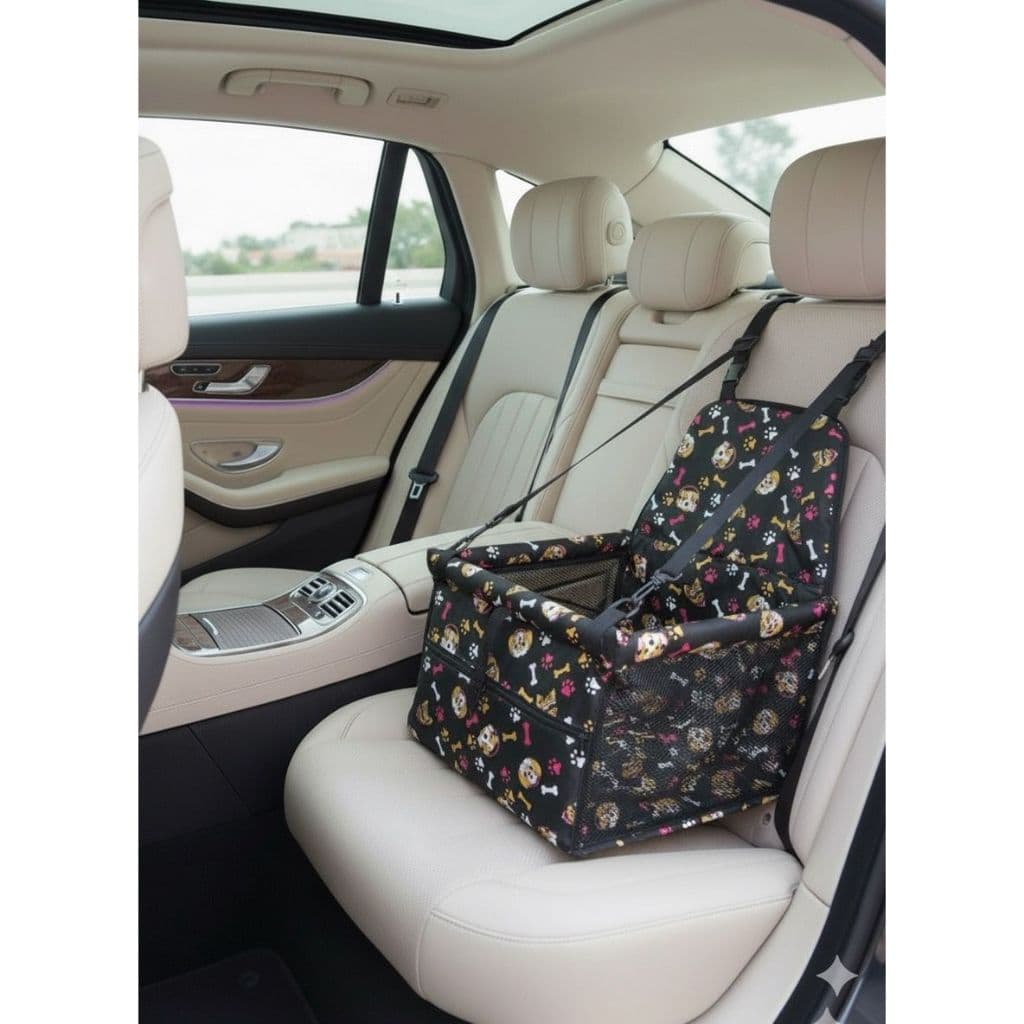 Cadeirinha Assento Estampado Pet Carro Cães Gatos Transporte ENVIO IMEDIATO