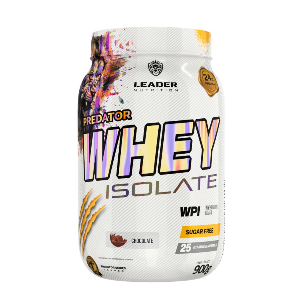 Whey Predator Isolate 907g - Leader Nutrition 24g de proteína
