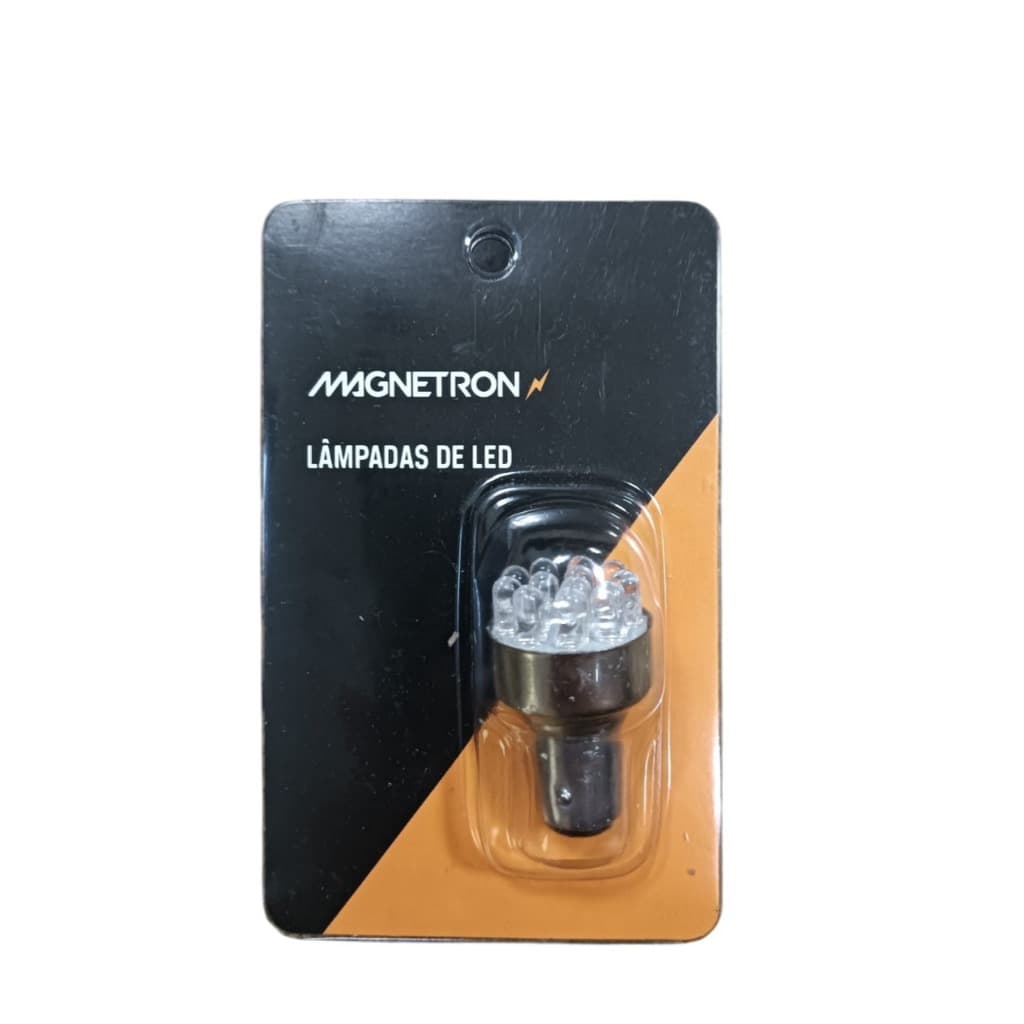 Lâmpada LED Stop Freio Magnetron Moto Universal Iluminação Forte 12V