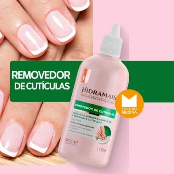 REMOVEDOR DE CUTÍCULAS - AMOLECE E HIDRATA 110ml - HIDRAMAIS