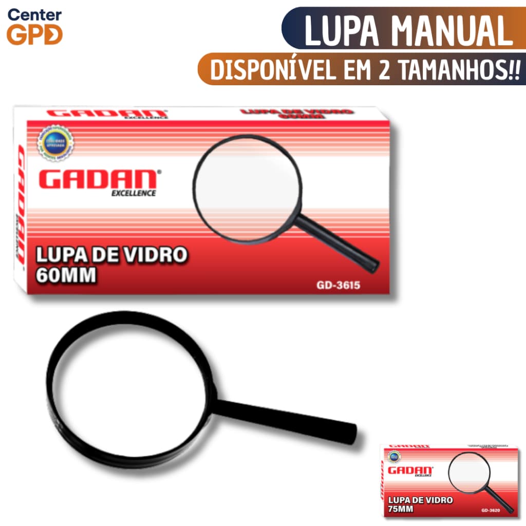Lupa De Aumento De Mão 5X Para Leitura Lente Grande 60mm Ou 75mm Para Leitura Estudo Zoom
