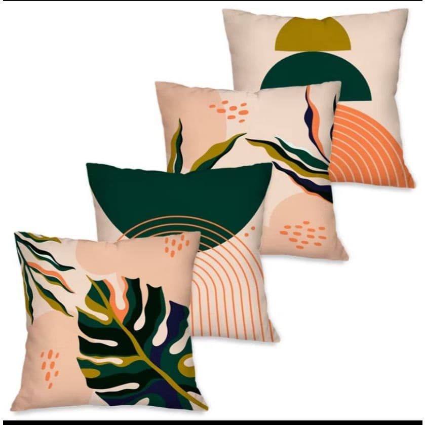 Kit 3 Almofadas Decorativas Digitais para Sala e Sofá 45CMX45CM