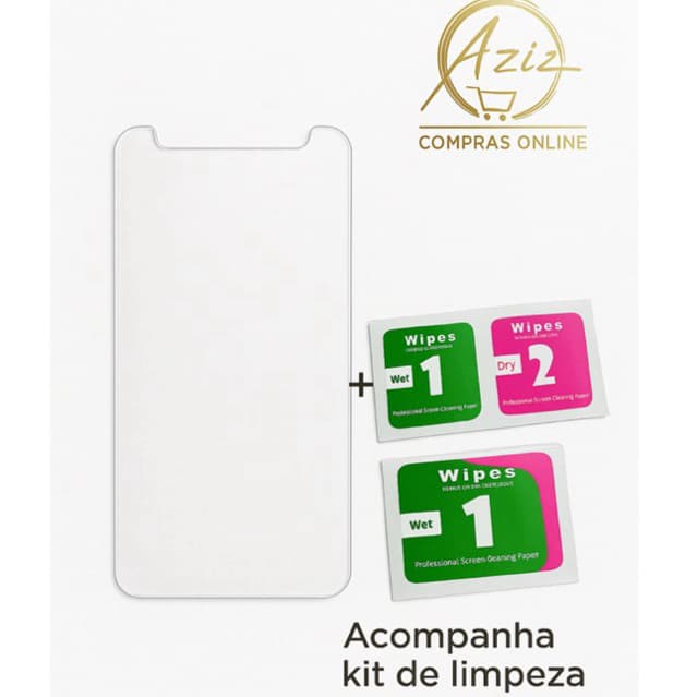 Película de Vidro Temperado para / Tablet 7” – Alta Proteção + Kit Limpeza