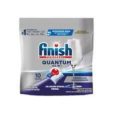 Detergente Tablete Finish Powerball Quantum Lava Louça Desengordurante 10 tabletes