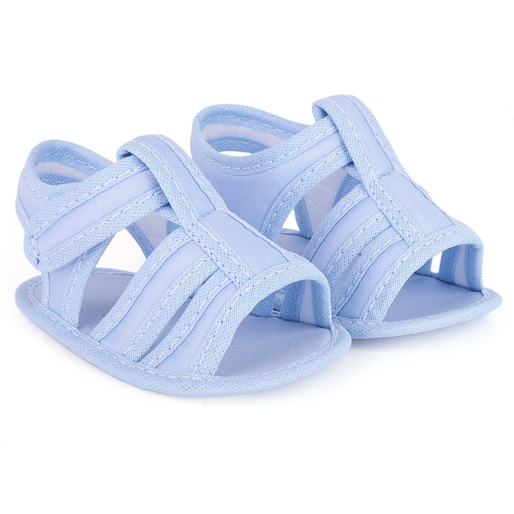 Sandália Infantil Bebê Menino Batizado Confortável Macia Verão Ajustável Casual Passeio Dia a Dia