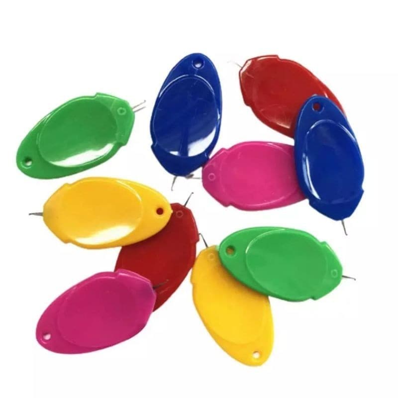 Kit 10/20 Passador Linha Costura na Agulha Auxiliar Agulha Costura Fácil Envio Rápido 24 Horas