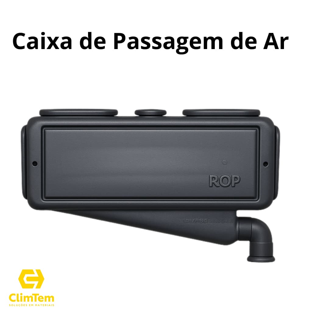 Kit 3 Caixa De Passagem De Ar Condicionado Slip Pop Premium