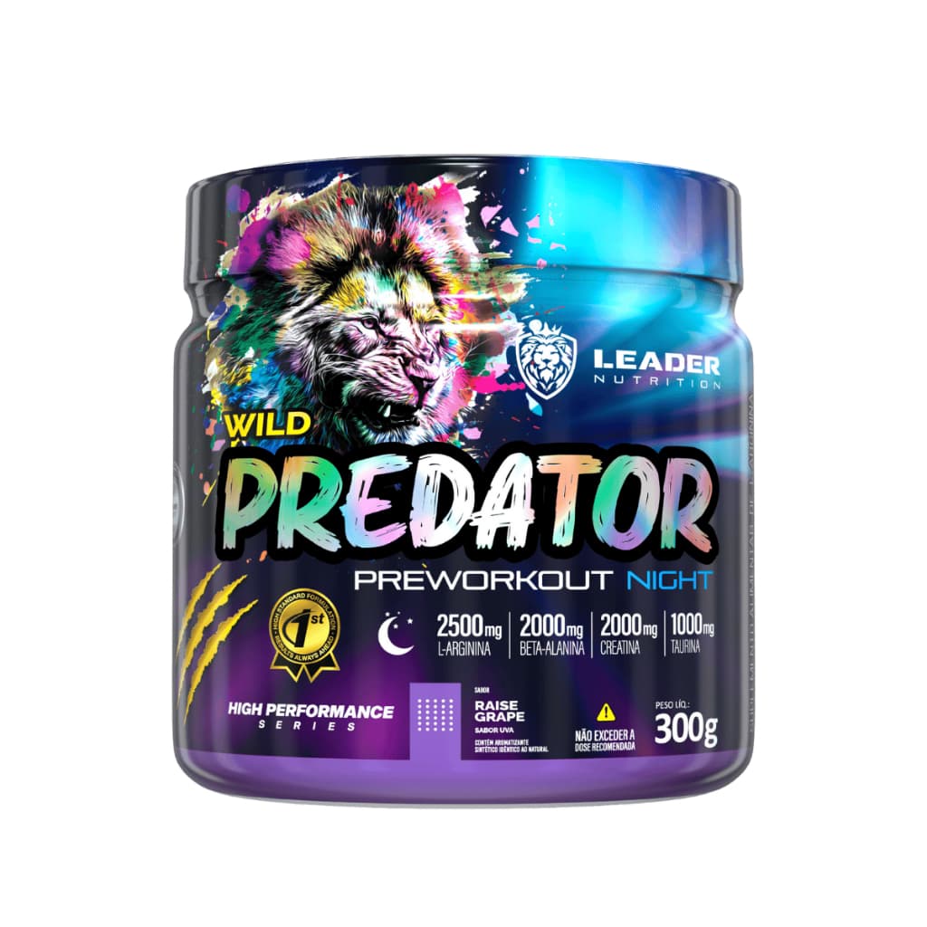 Pré-Treino Wild Predator Night Pote 300g