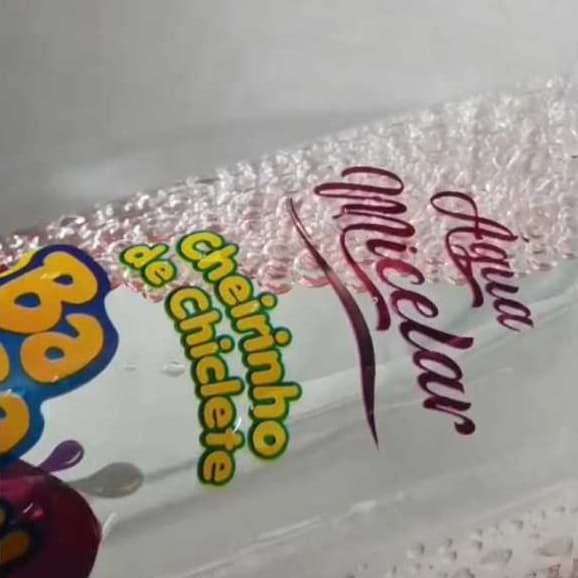 ÁGUA MICELAR  ROSTO LIMPEZA FACIAL  SHIN CARE CHEIRINHO DE CHICLETE BABASOUL