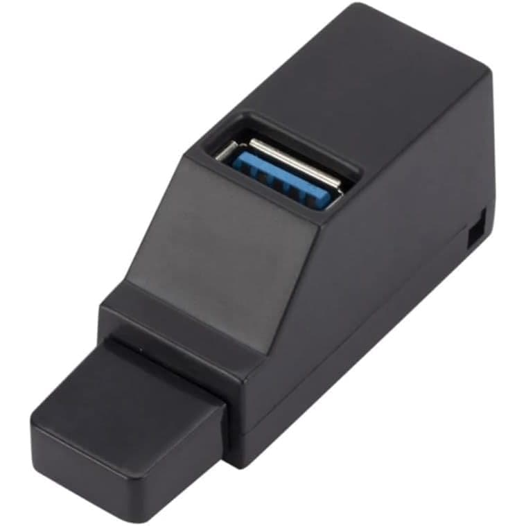 Hub USB 3.0 com 3 Portas, Porta USB 3.0 + 2 Portas USB 2.0, Divisor Portátil 21g
