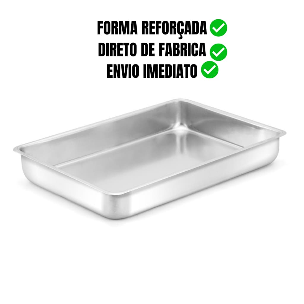Forma Retangular N5 Assadeira De Alumínio Para Cozinha Panela De Qualidade