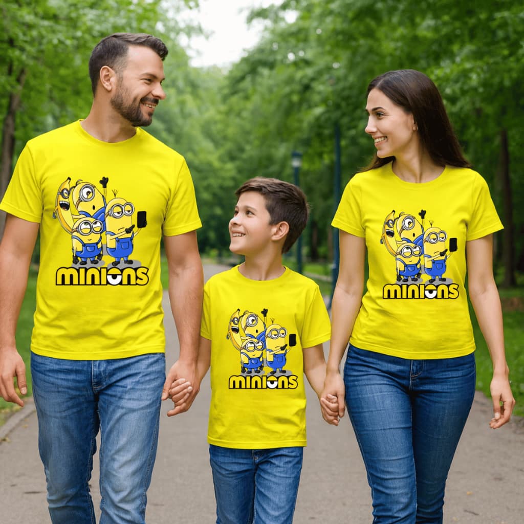 Camisa Camiseta infantil Juvenil Minions Fantasia Personagens 100% Algodão Malvado Favorito