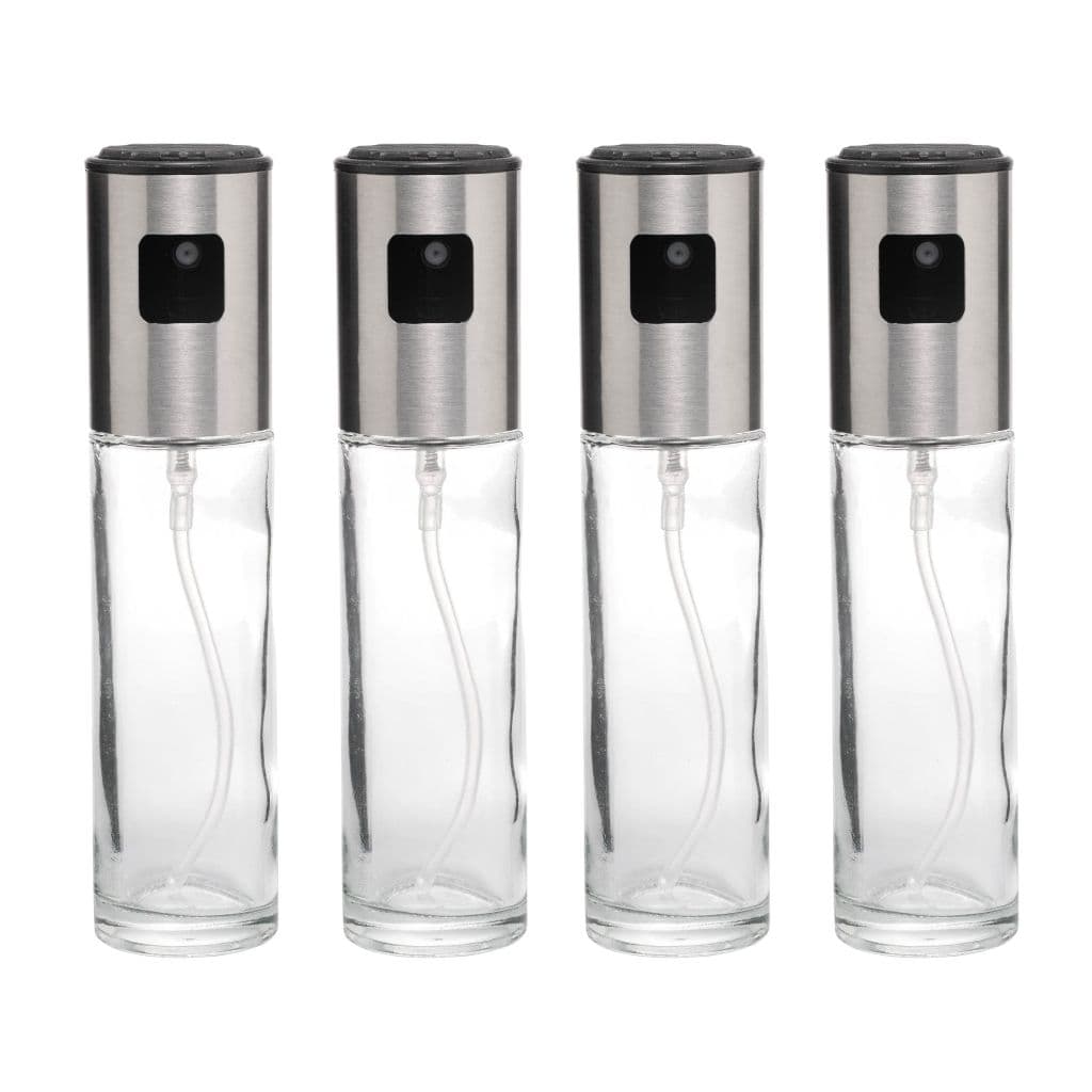 Borrifador Spray para Azeite e Vinagre de Aço Inox e Vidro 100ml - Wolff
