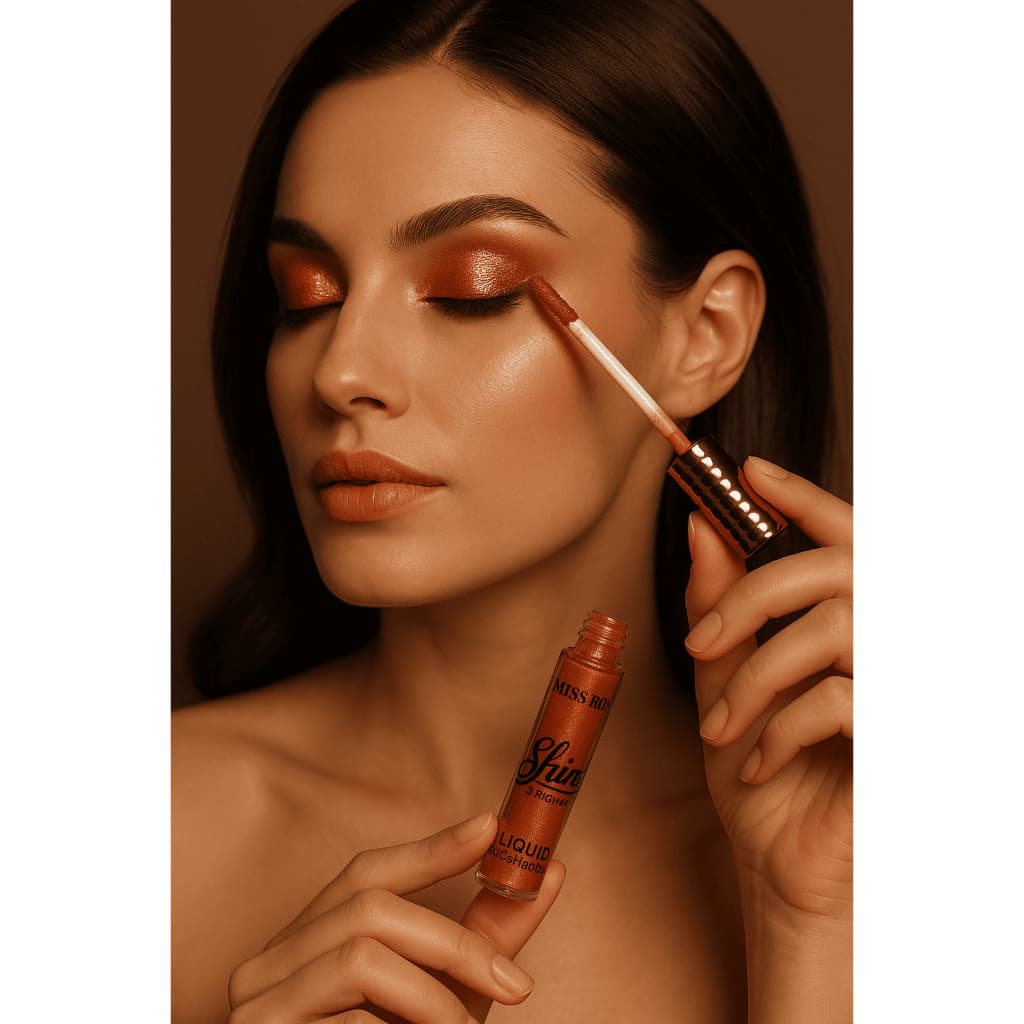 ✨ Sombra Líquida Shine Miss Rôyal – Alta Fixação & Brilho Intenso 💖 Make Up Dz.imports