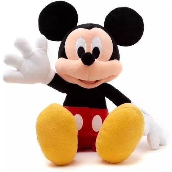 Brinquedo Pelucia Mickey Mouse Personagem Desenho Filme Personagens Dia Das Crianças Boneco Fofinho Menino Menina 30 Cm