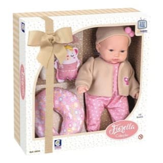 Boneca Brinquedo Infantil Criança Fiorella Com Acessórios - Cotiplás 2834