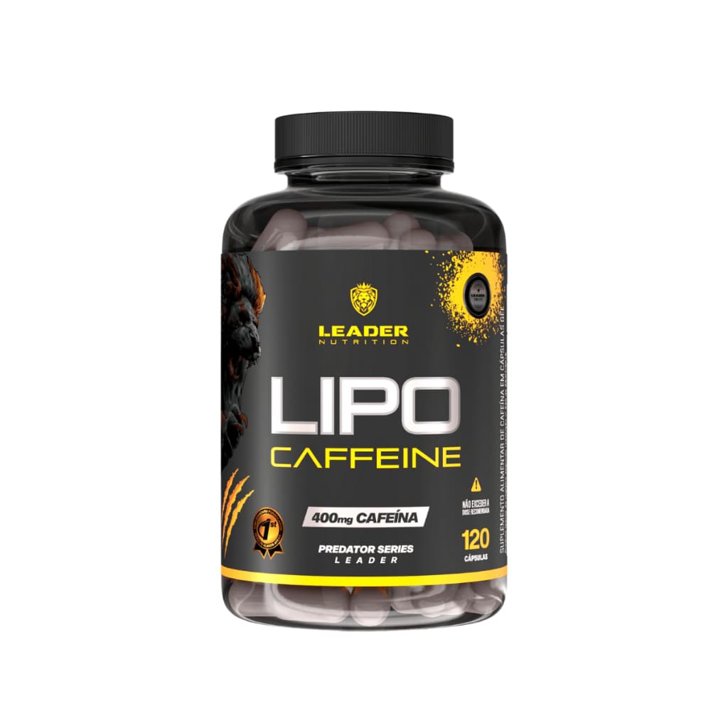 Termogênico Lipo Caffeíne Pote 120 Caps - Leader Nutrition