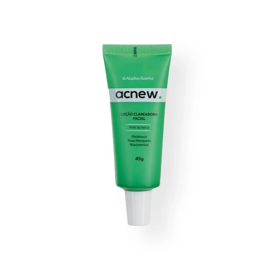 Loção Facial Antiacne e Clareadora de Manchas Espinhas 45g -  Acnew Abelha Rainha