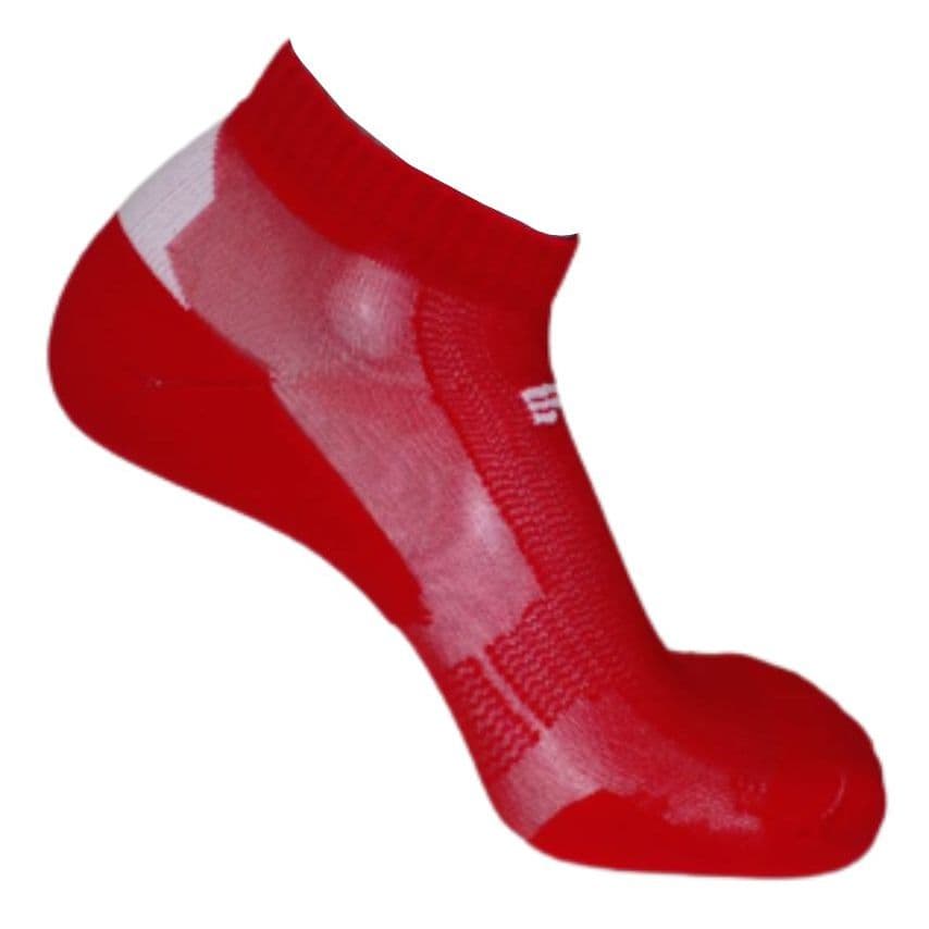 Meia Sapatilha Atlética Anti Bolha Vermelho