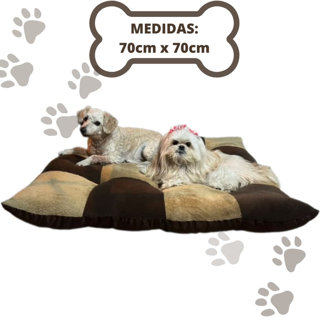 cama para cachorro colchonete pet cama pet 70 cm x 70 cm