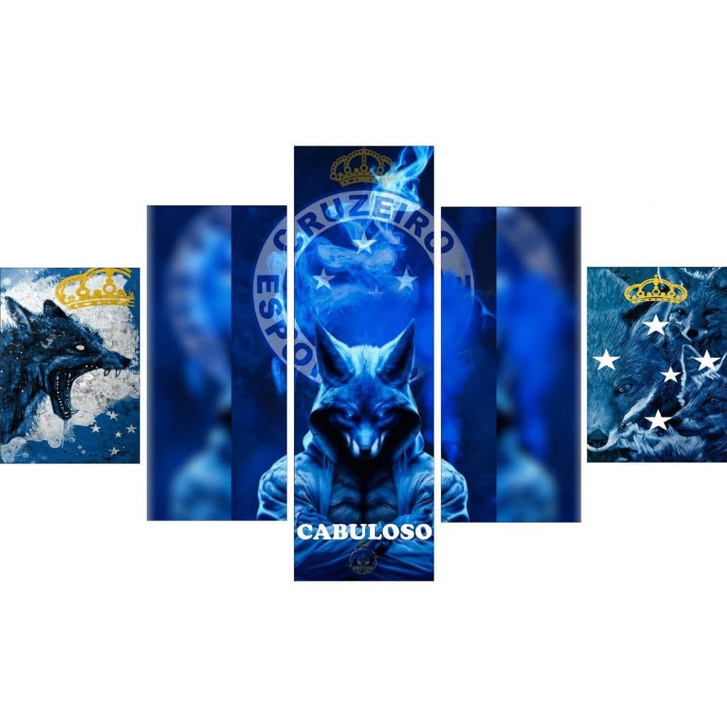QUADRO DECORATIVO CRUZEIRO CABULOSO KIT COMPLETO