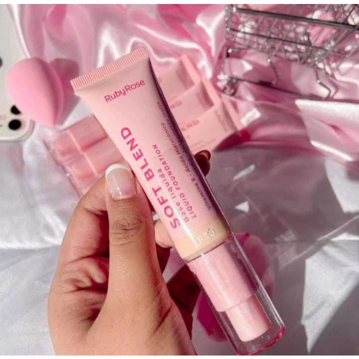 Base Líquida Soft Blend Acido Hialurônico Ruby Rose