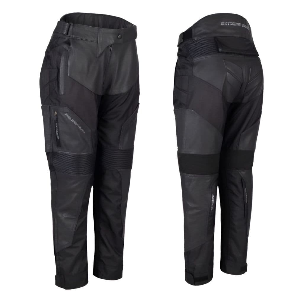 Calça Feminina De Couro Motociclista Impermeável Texx Falcon V2