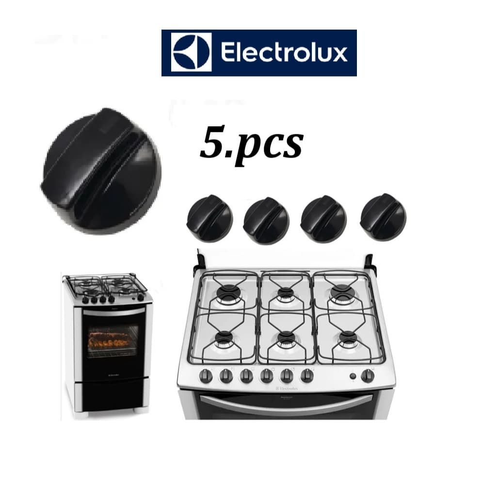 KIT 5 Botão Original Para Fogão Eletrolux novo 56sb 56db 56spb
