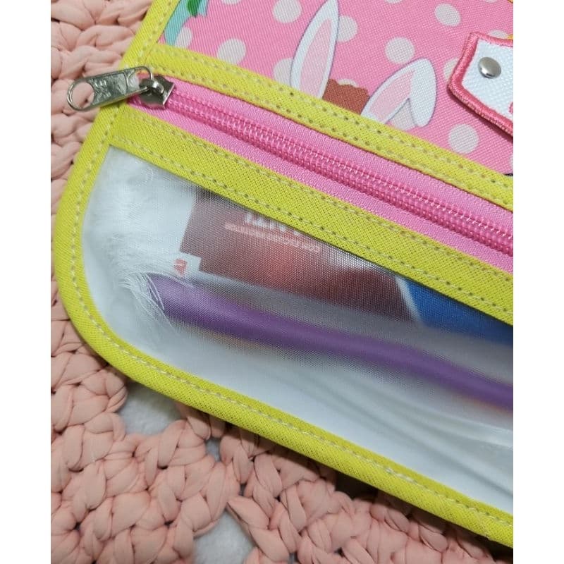 Necessaire kit higiene escolar volta às aulas porta escova creme dental e toalhinha | Necessaire multiuso personalizada
