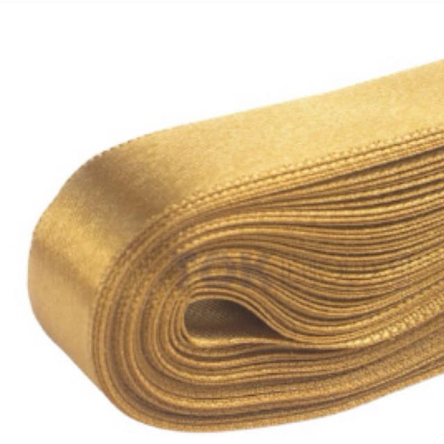 Fita cetim dorurada 22mm x 10m COR 40, Britânia Têxtil