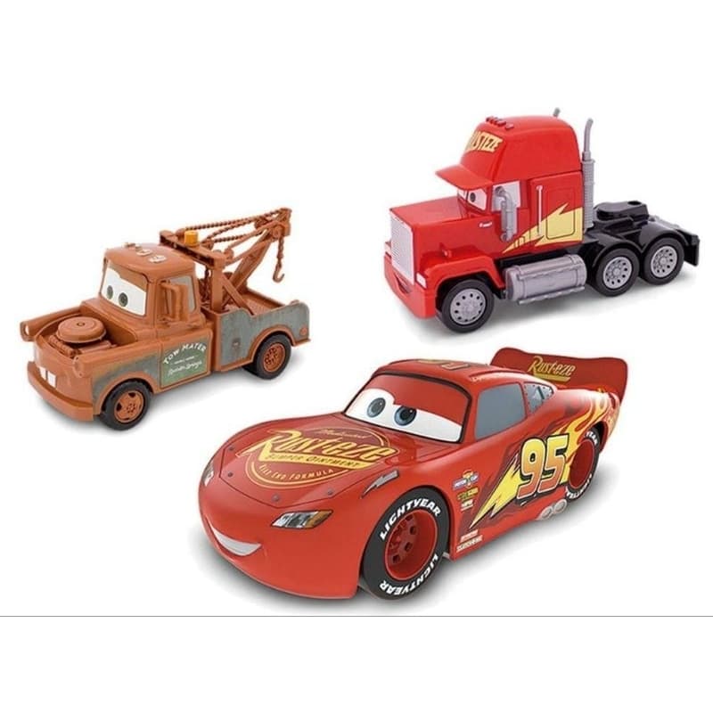 Brinquedo Carrinho Filme Carros 3 Relâmpago McQueen e Mack - 13 cm - Toyng