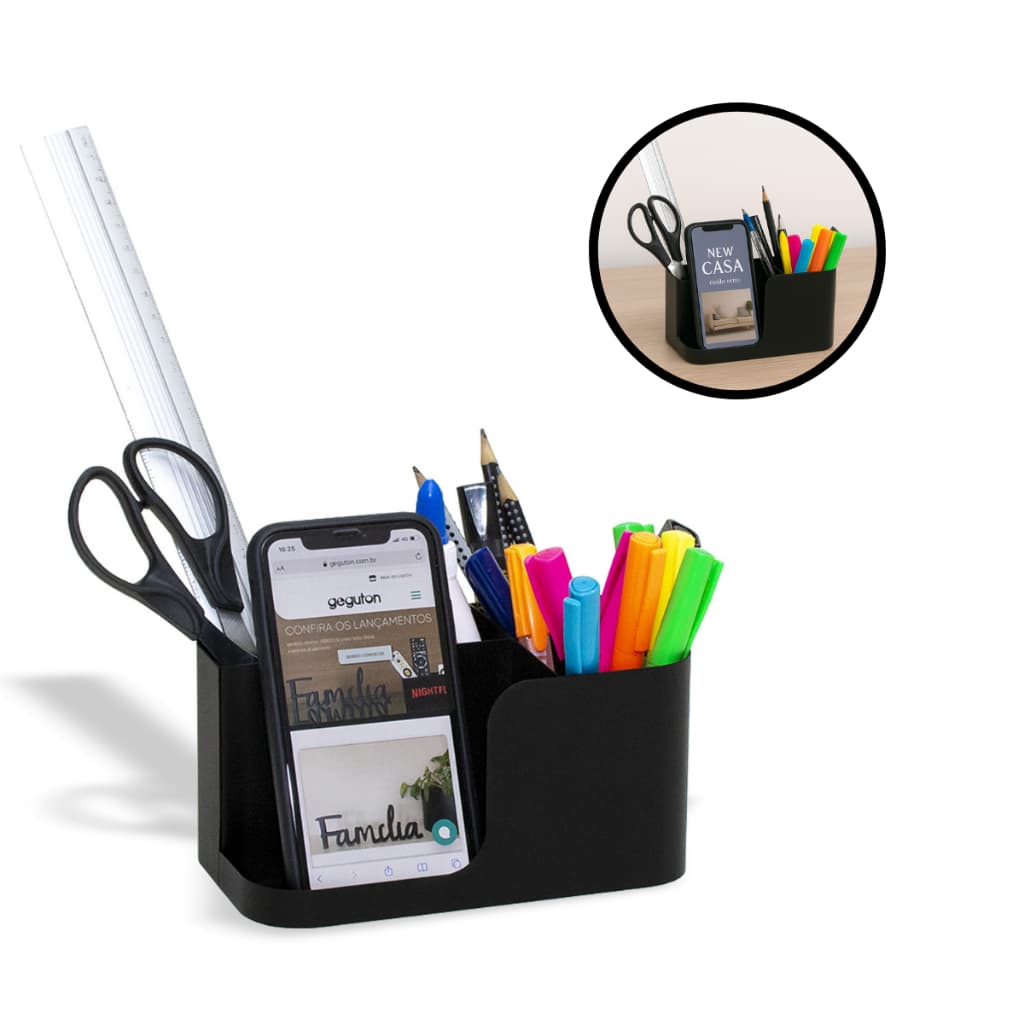 Porta organizador celular kit básico