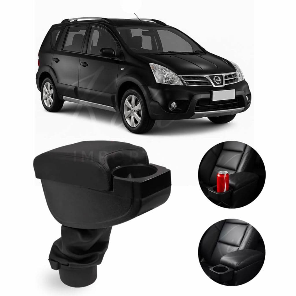Apoio de Braço Encosto Nissan Livina 2009 a 2014 Console Central C/ Porta Copos e Porta Objetos