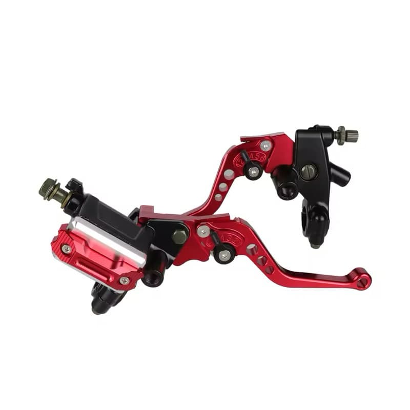 Kit Manete Esportivo Regulável + Burrinho de Freio Moto 22mm CNC Alumínio