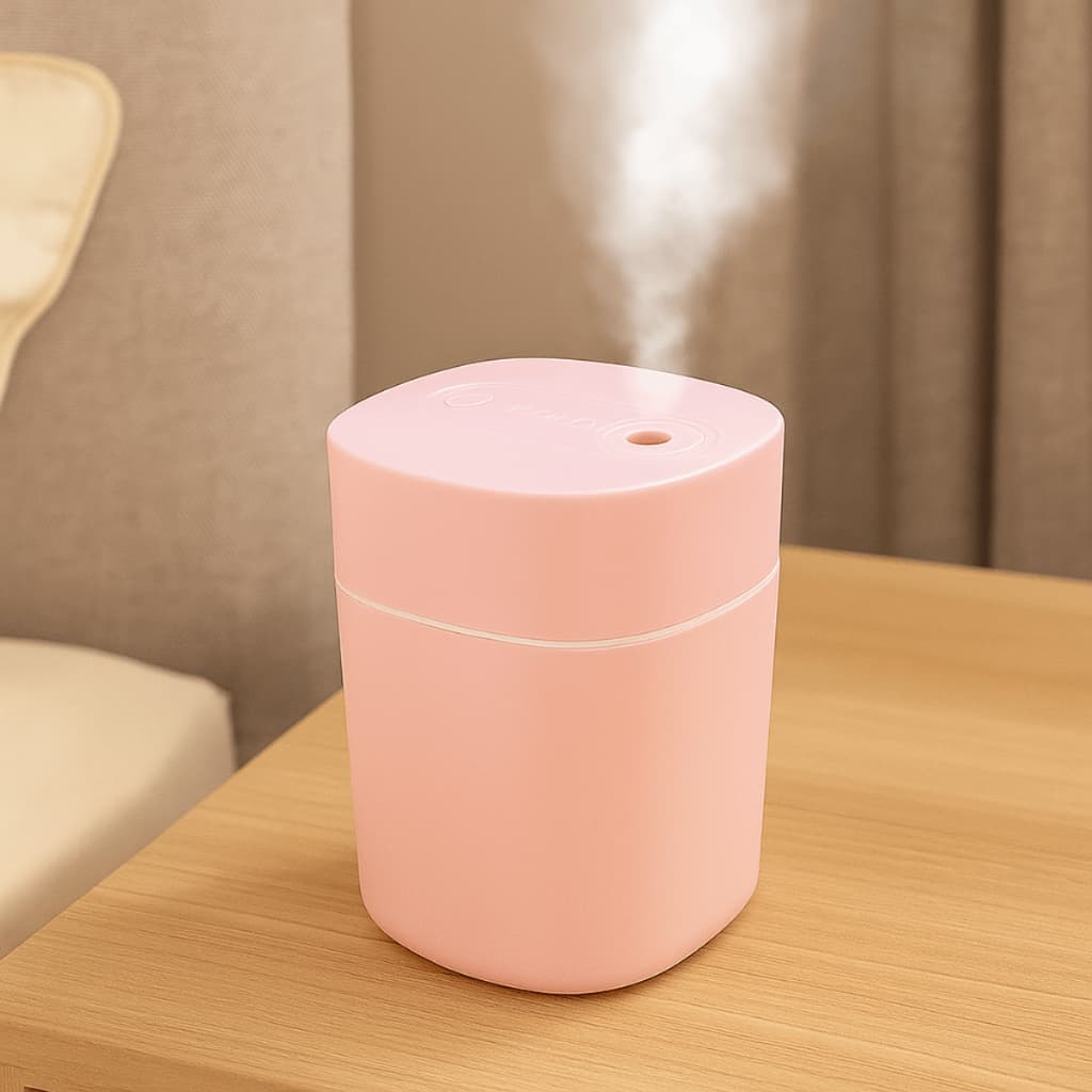 Mini Umidificador Aromatizador Nano Atomização Ultrassônico 200ml USB