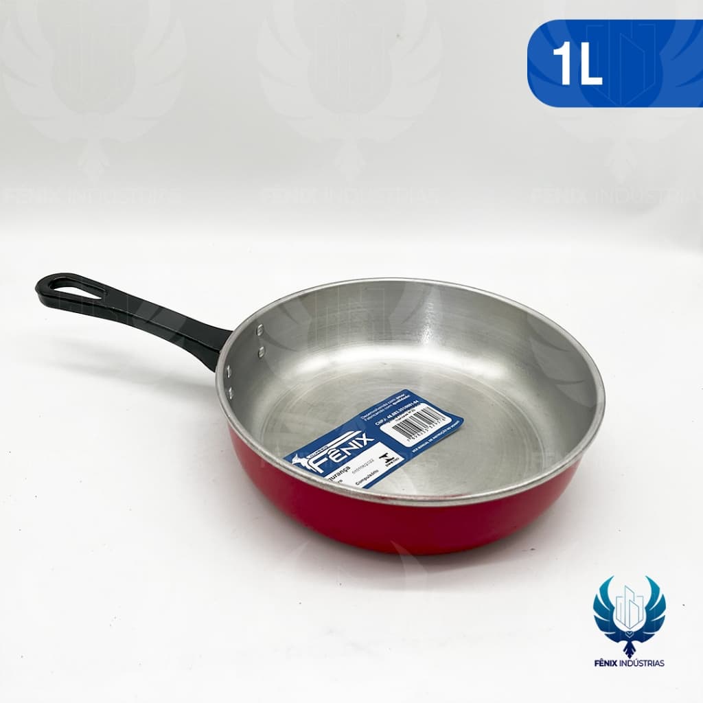 Frigideira de Alumínio Nº 20 – Linha Color Craquelado | Sem Tampa