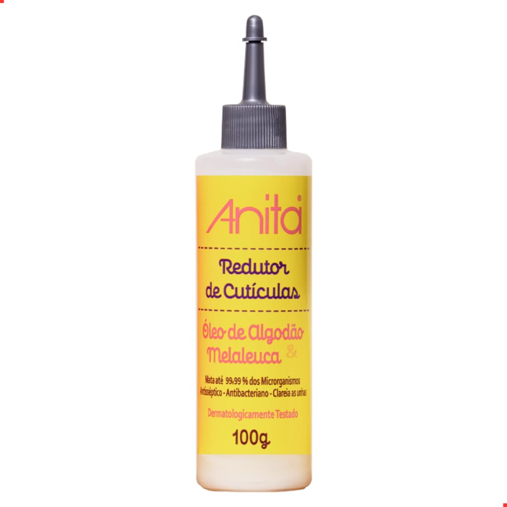 Redutor de Cutículas Óleo de Algodão e Melaleuca 100g Anita