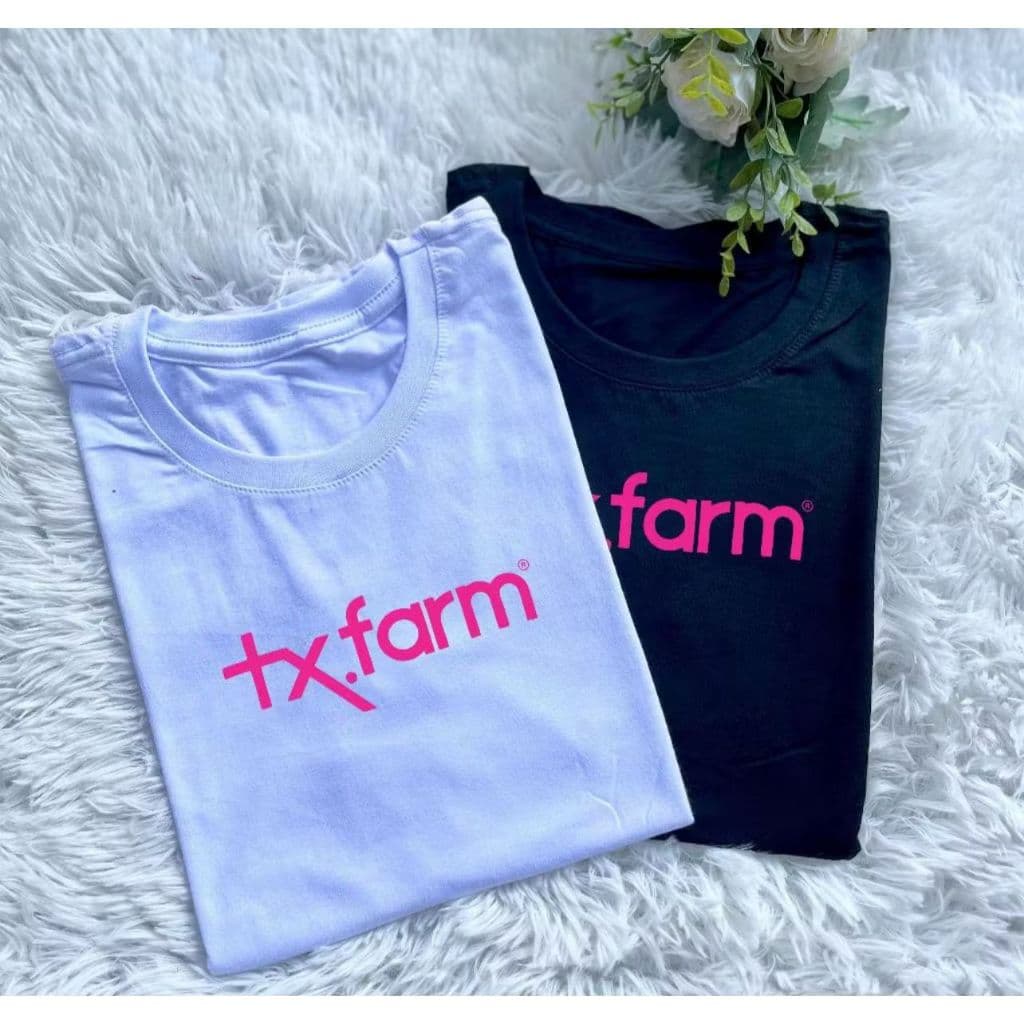 Camiseta Baby Look TX FARM Feminino Modelo Country 100% Algodão