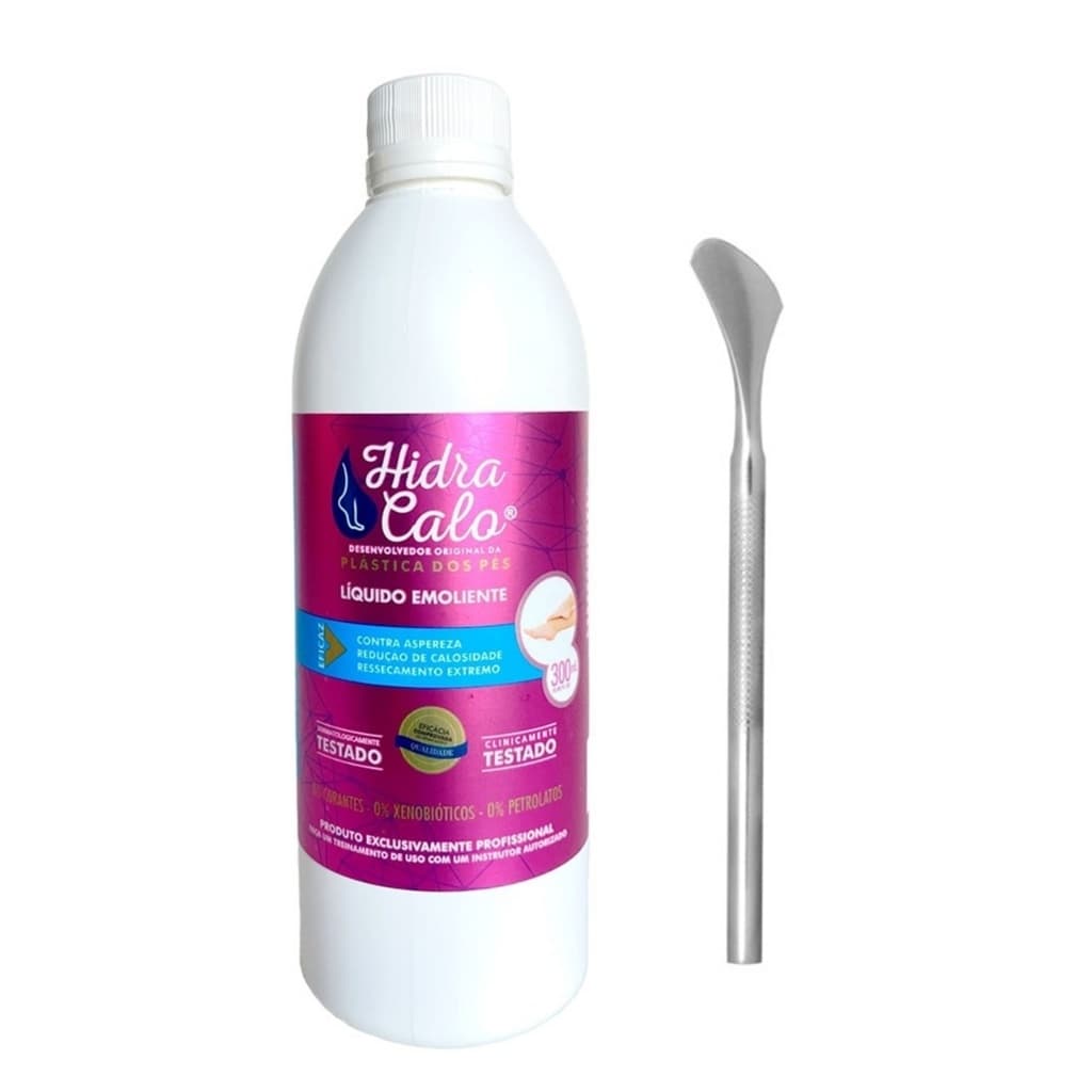 Hidracalo 300ml Loção Emoliente + Espátula Calosidades