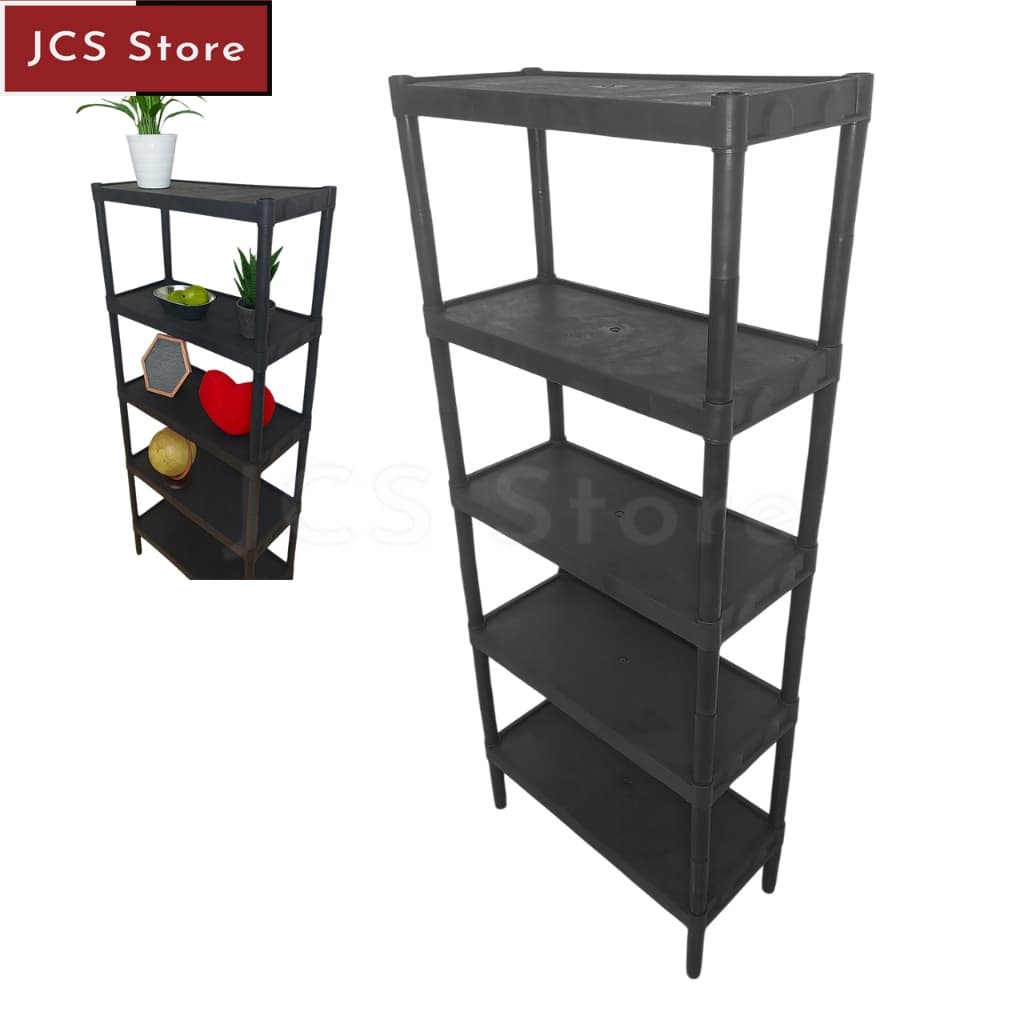 Estante Organizadora com 5 Prateleiras Multiuso Modular Plástico
