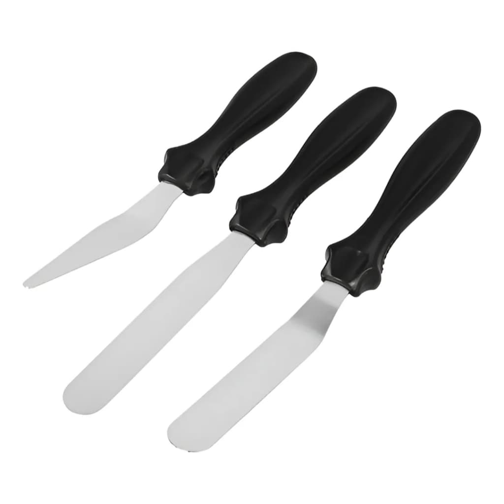 Kit De Espátulas Para Ganache E Cobertura De Confeiteiro