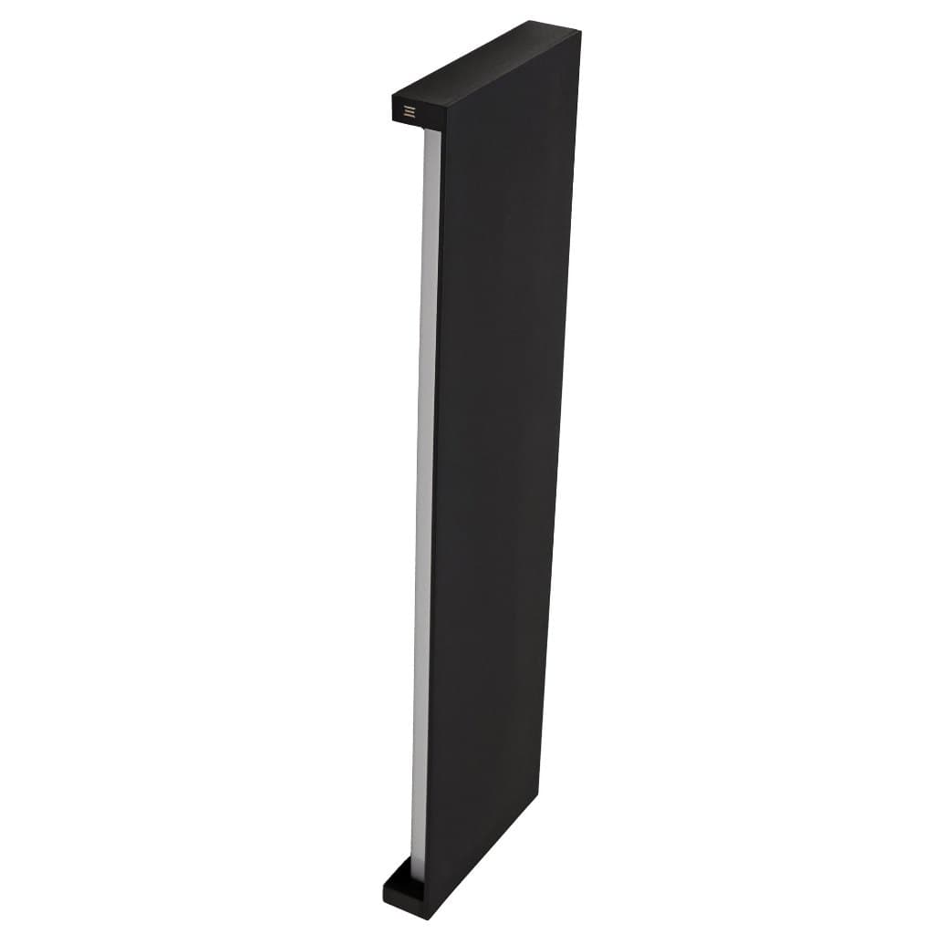 Arandela LED Stella Reflex 42cm 3000K Bivolt IP65 12W Preto Parede Externa Fachada Decorativa