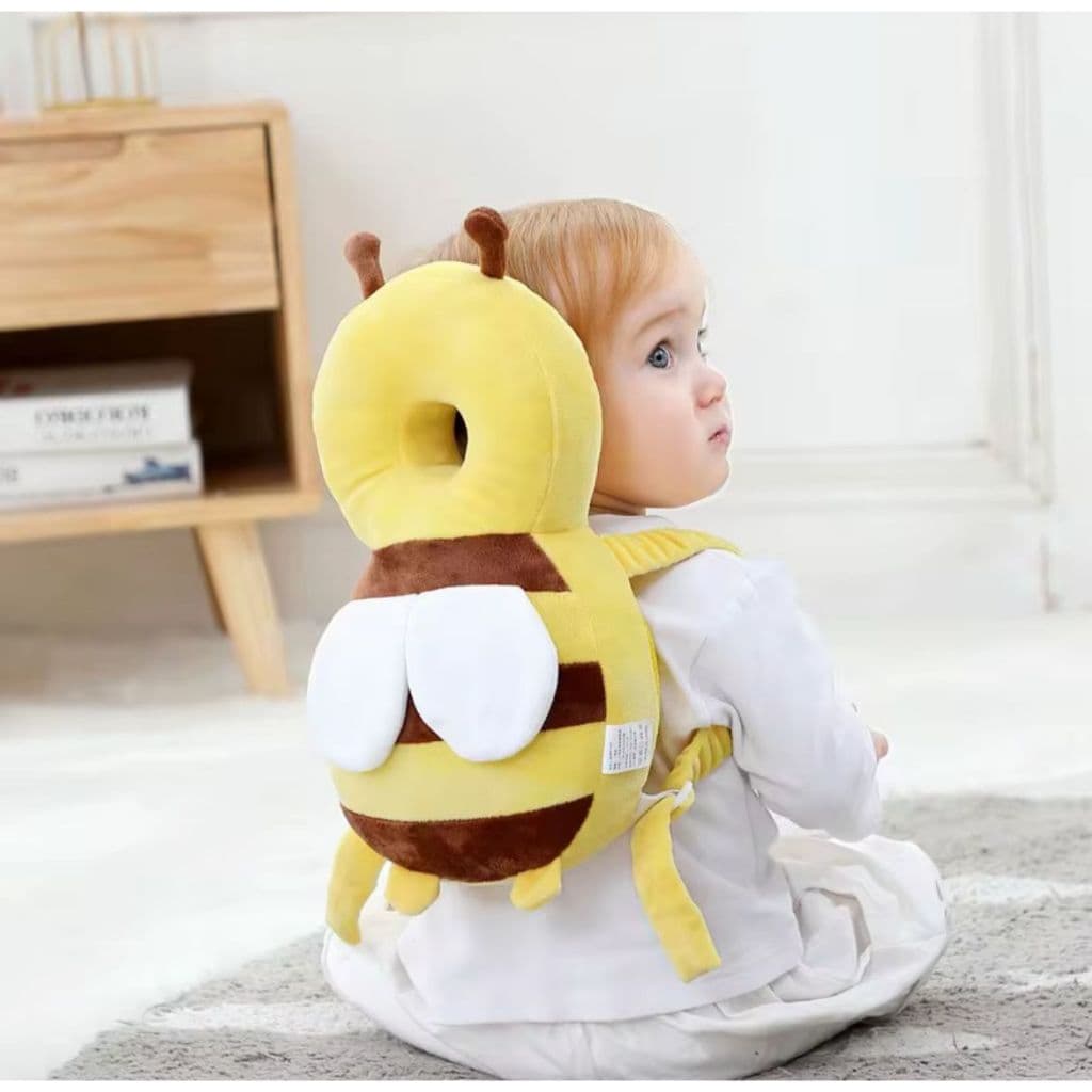 Mochila Almofada De Proteção Cabeça E Nuca Para Bebê Ajustável - Envio 24hrs!