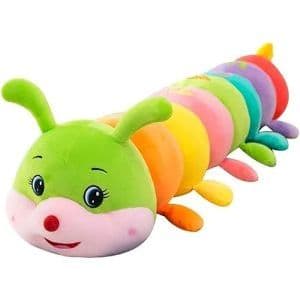 Pelúcia Centopéia Lagarta Grande 50cm Super Macia antialérgica pelúcia premium