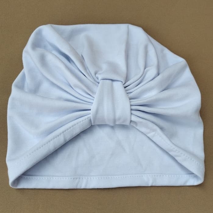 Touca / Turbante Feminina Umbanda Candomblé de Malha Branco 3