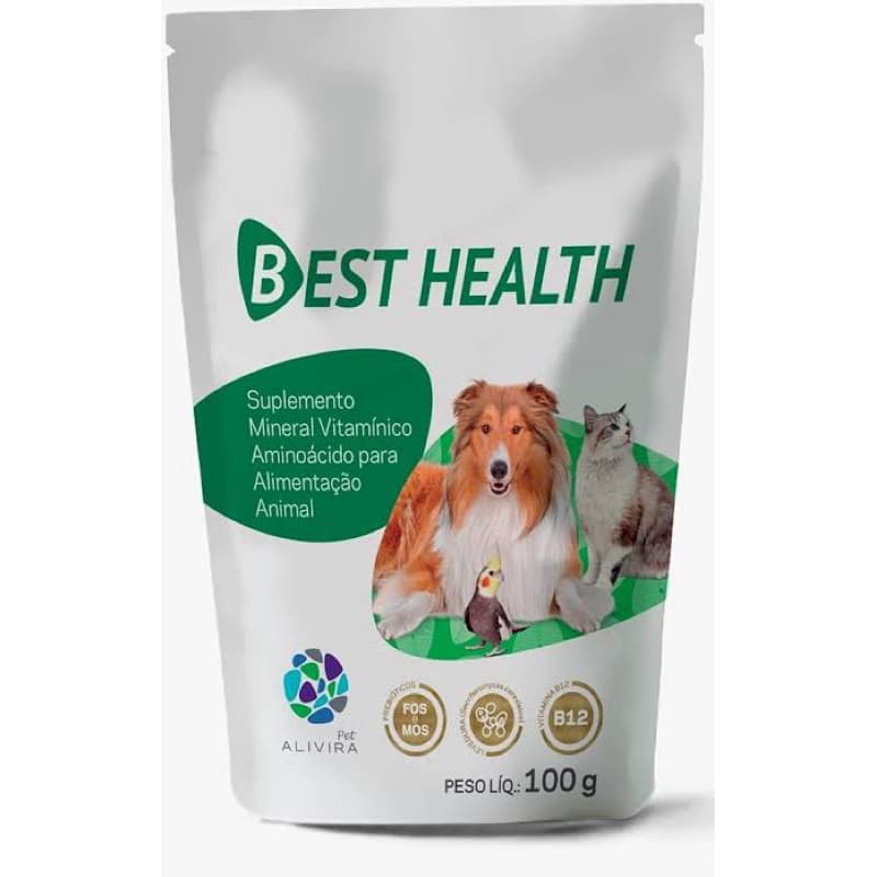 Best Health – Suplemento Nutricional Completo para Cães, Gatos e Aves