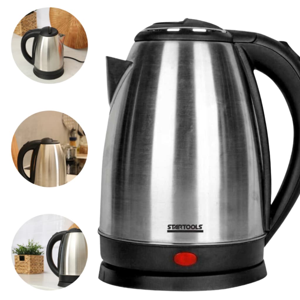 Chaleira Elétrica Jarra Aquecedor Água Quente Rápida Moderna Portátil Desliga Sozinha Cozinha Utensílio Doméstico 2 Lits